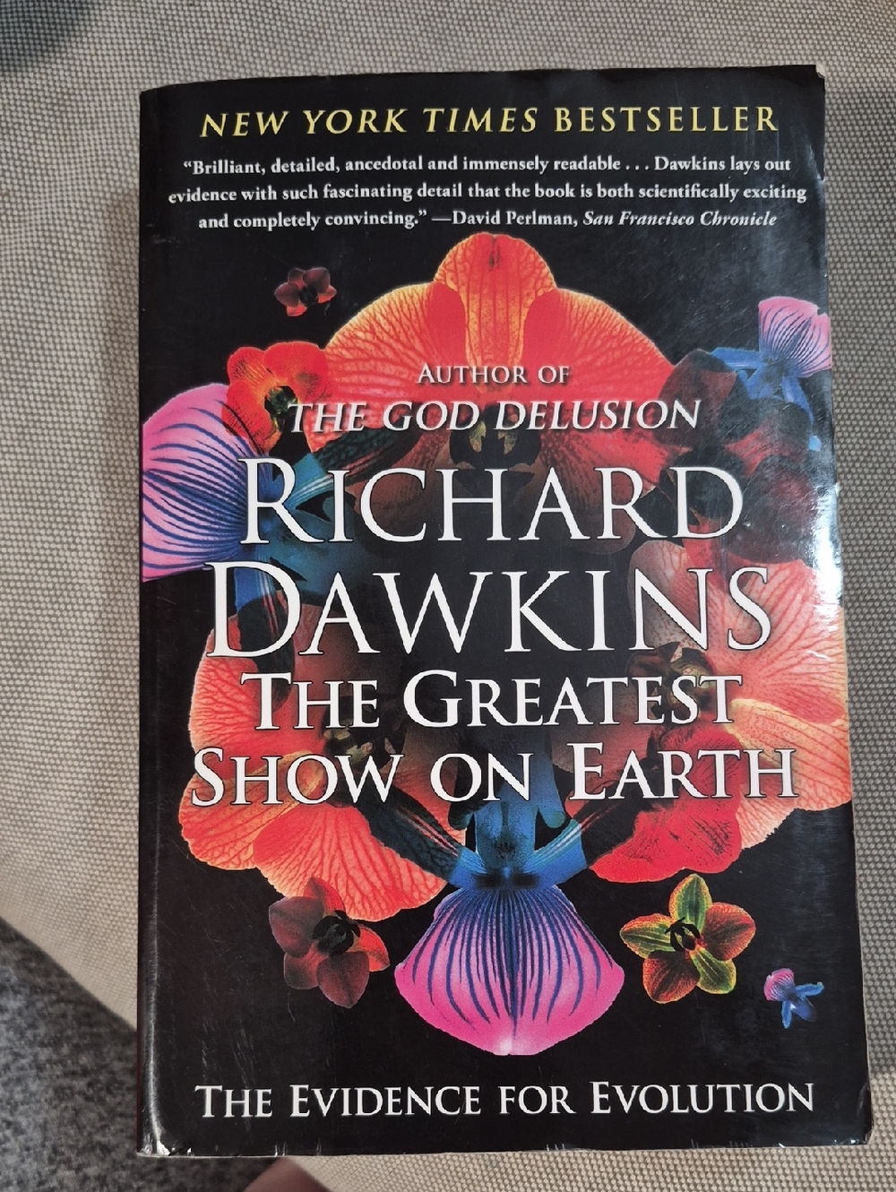 Richard Dawkins - The Greatest Show on Earth (Vibrant Floral Cover)
